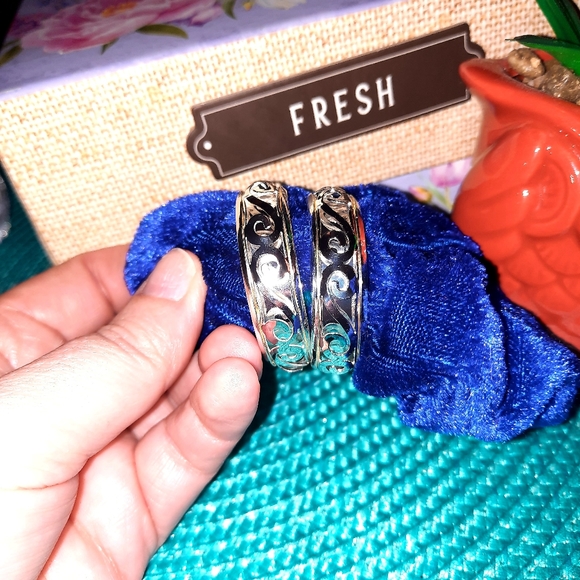 SILVER HOOP EARRINGS - Picture 8 of 15